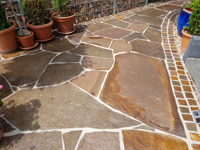 Travertine Pavers Installation